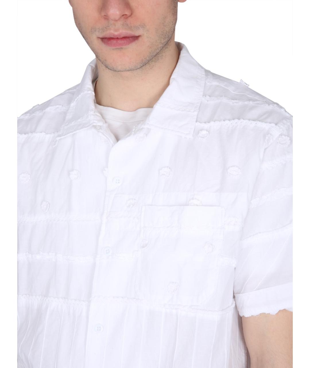ENGINEERED GARMENTS Белая хлопковая кэжуал рубашка, фото 4