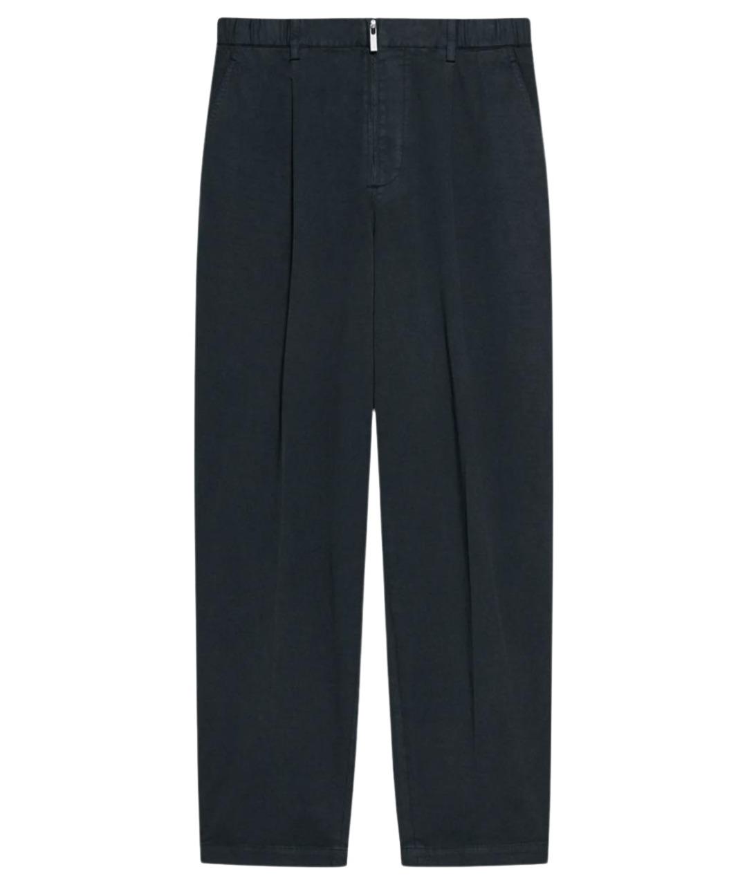 HELMUT LANG Зеленые хлопковые повседневные брюки, фото 1