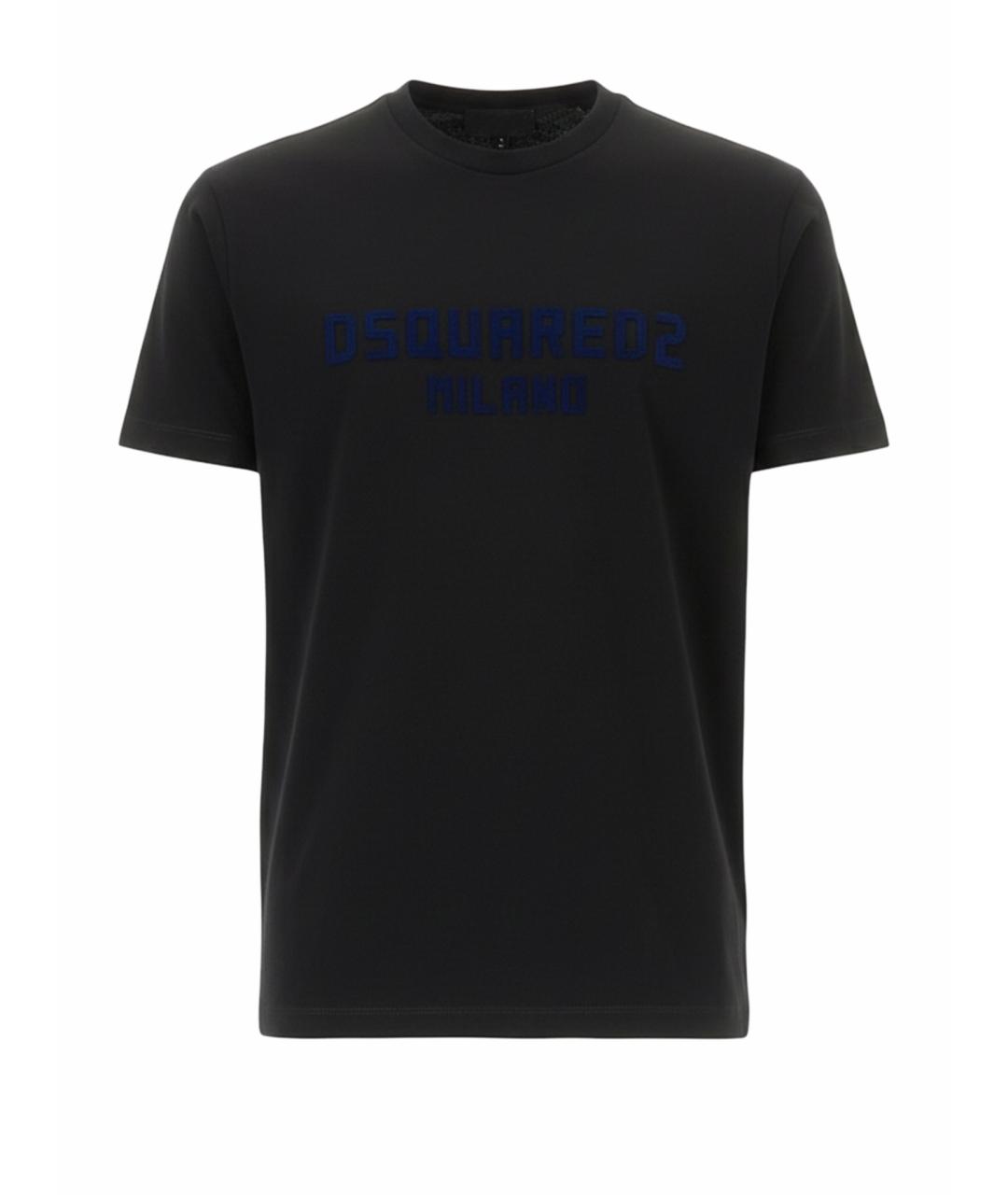 DSQUARED2 Черная хлопковая футболка, фото 1