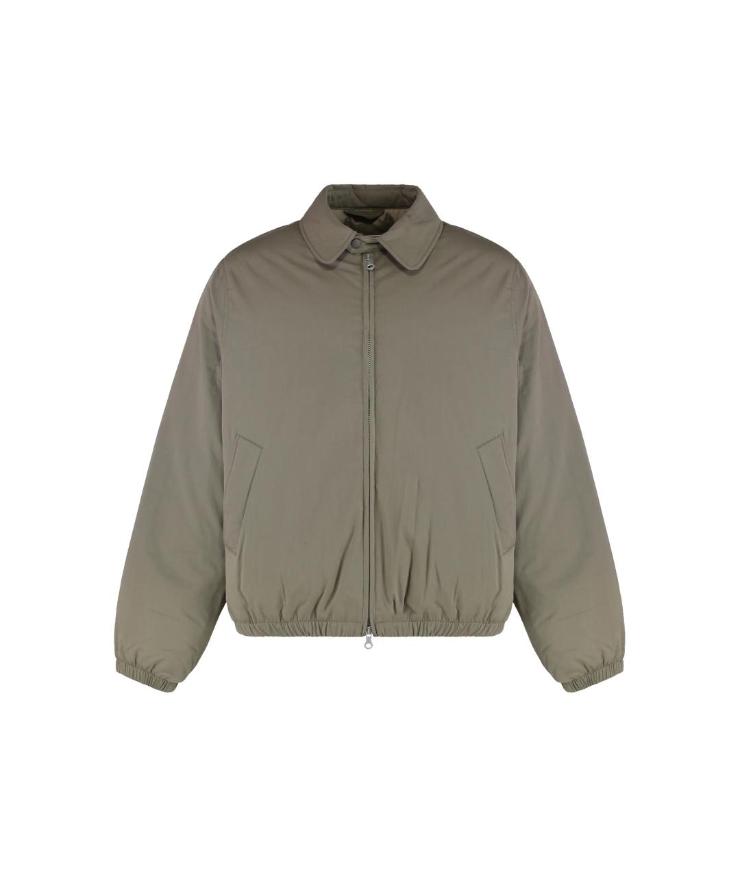 OUR LEGACY Зеленая хлопко-эластановая куртка, фото 1