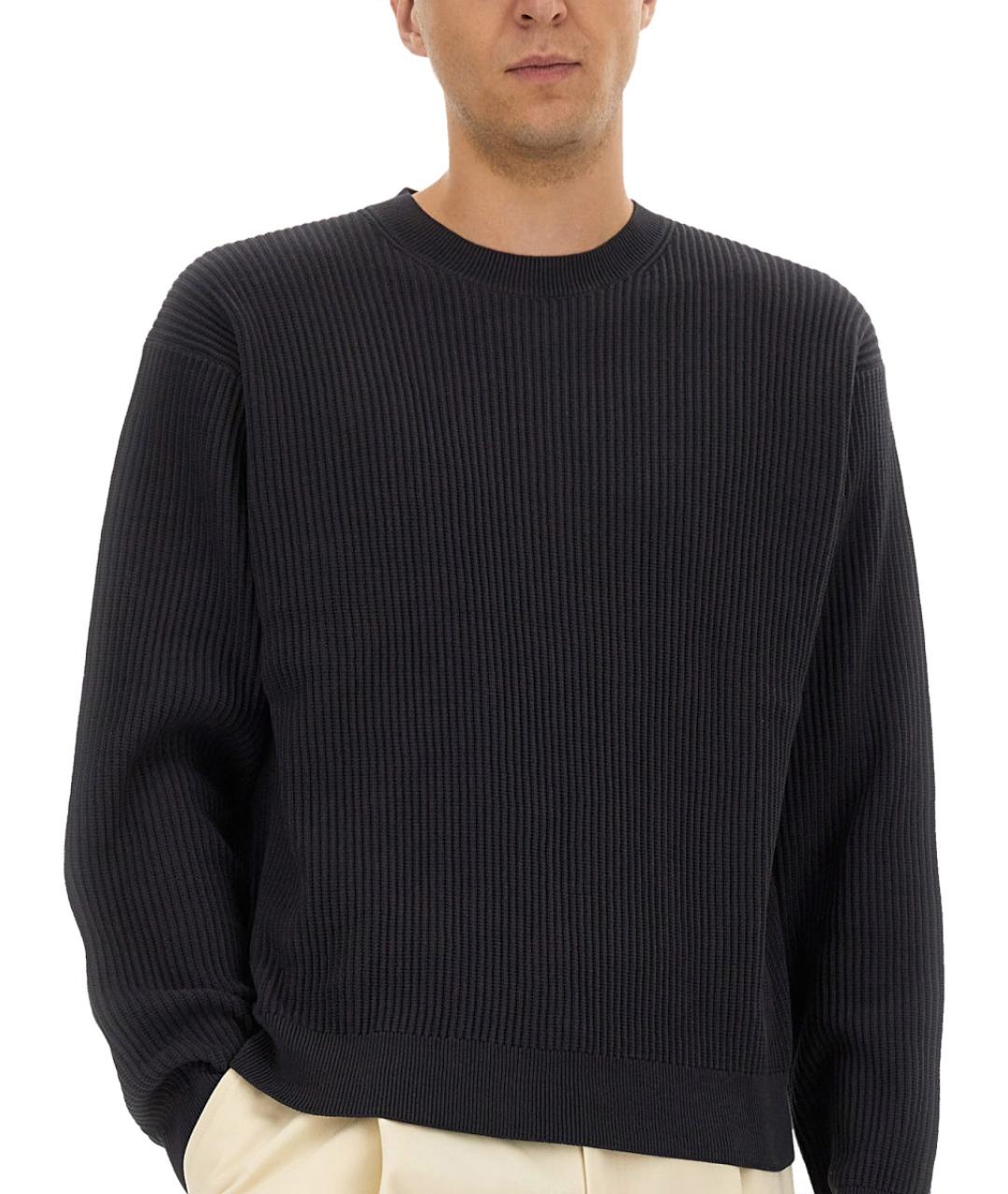 STUDIO NICHOLSON Синий хлопковый джемпер / свитер, фото 4