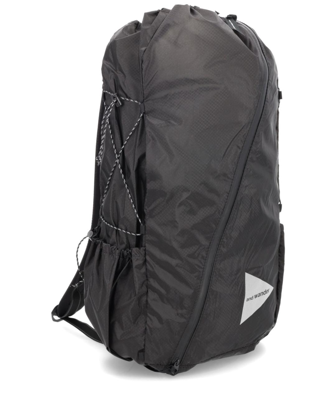 AND WANDER Черный синтетический рюкзак, фото 3