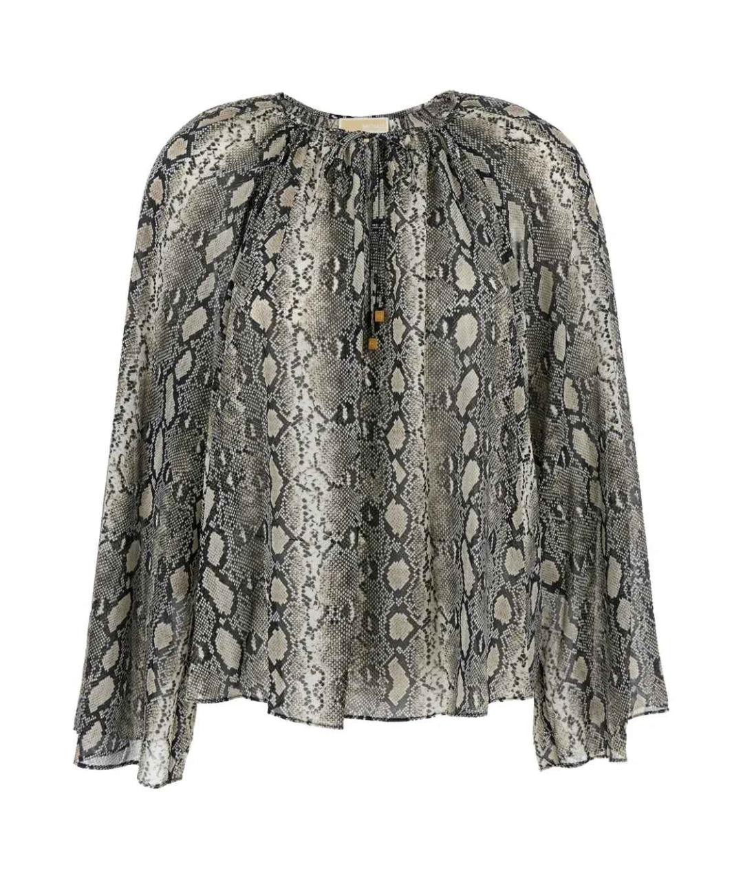 MICHAEL KORS Мульти полиэстеровая рубашка, фото 1