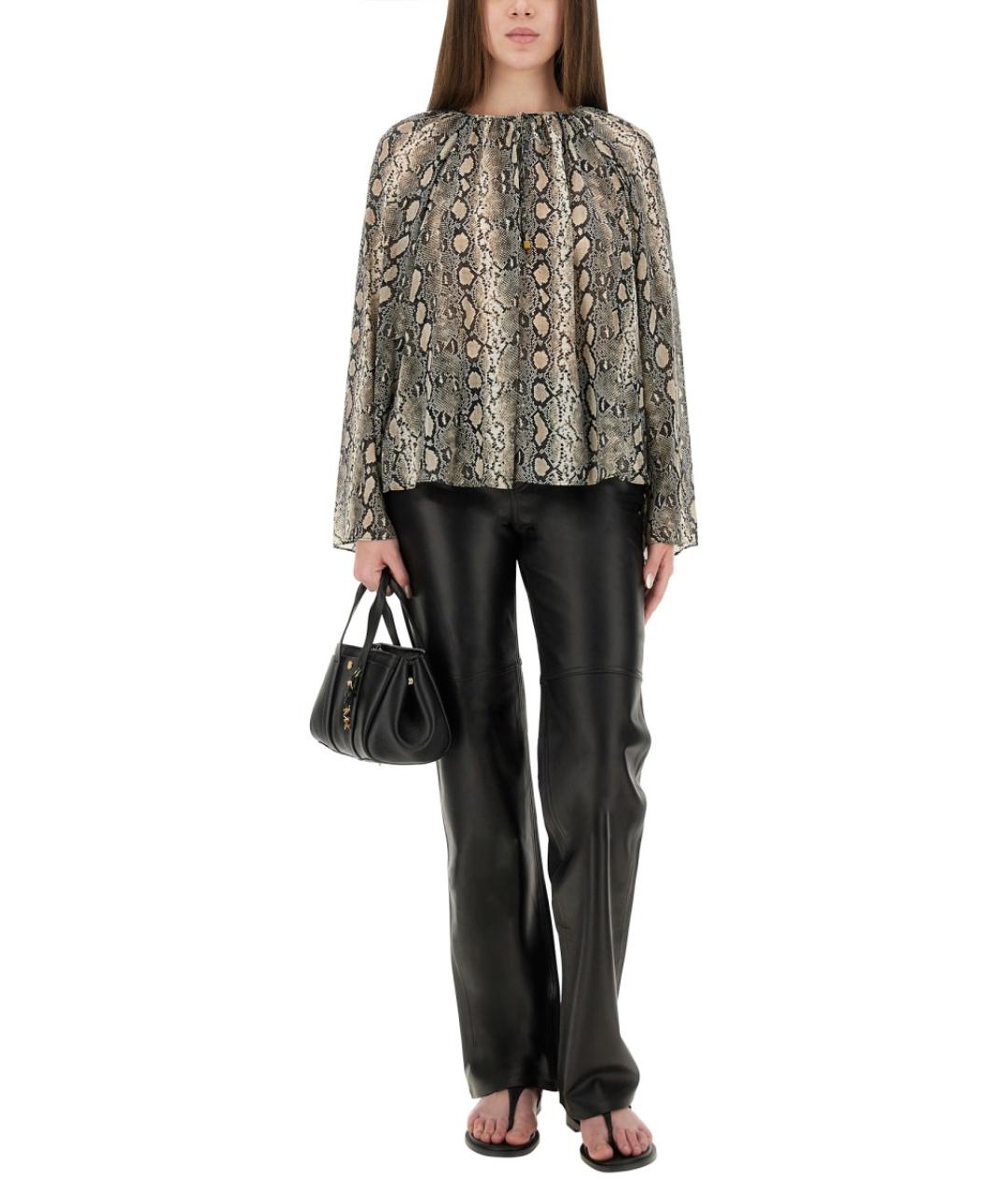 MICHAEL KORS Мульти полиэстеровая рубашка, фото 2