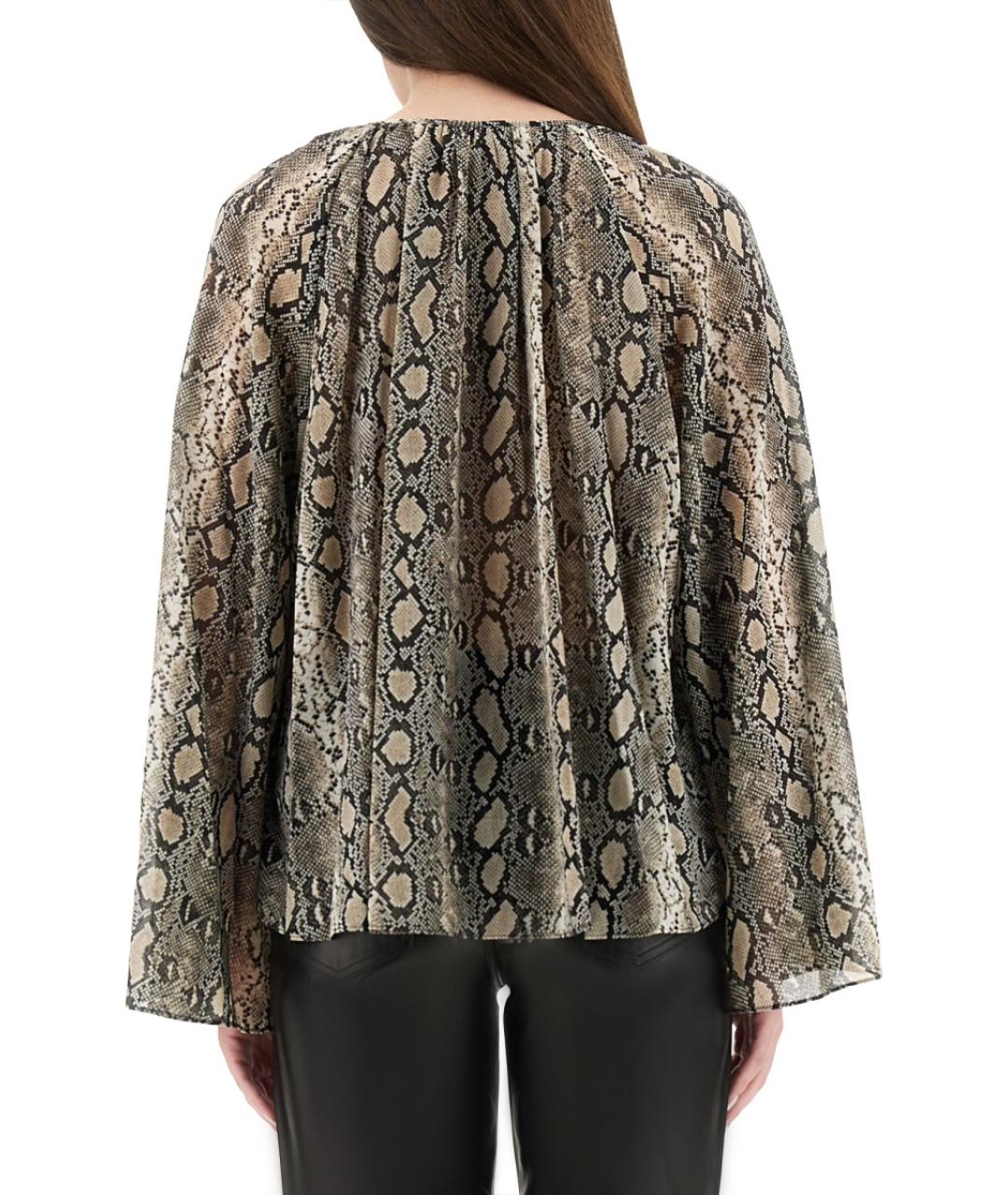 MICHAEL KORS Мульти полиэстеровая рубашка, фото 3