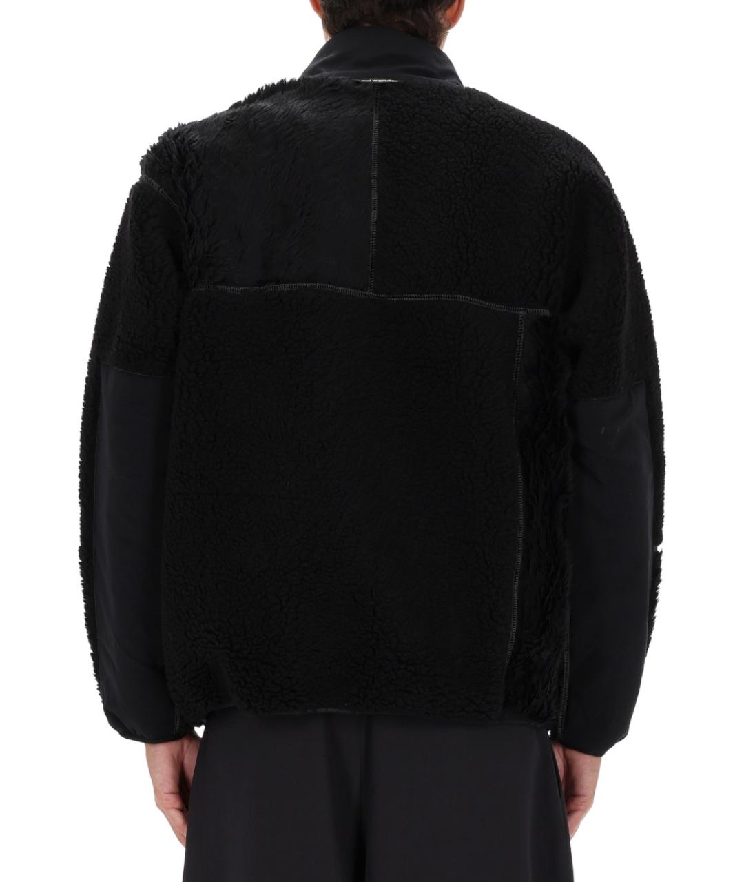 AND WANDER Черная полиэстеровая куртка, фото 3