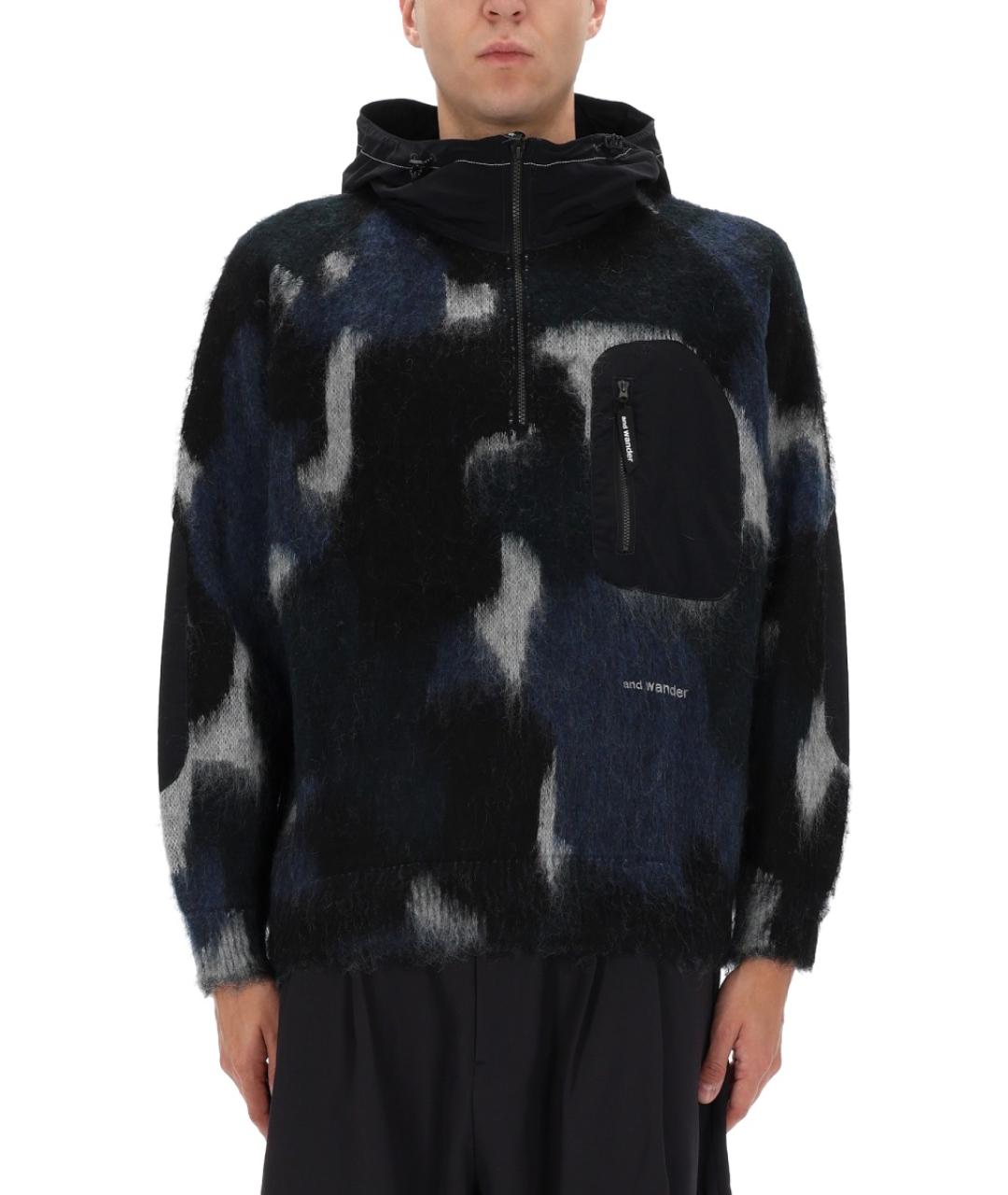 AND WANDER Черный джемпер / свитер, фото 4