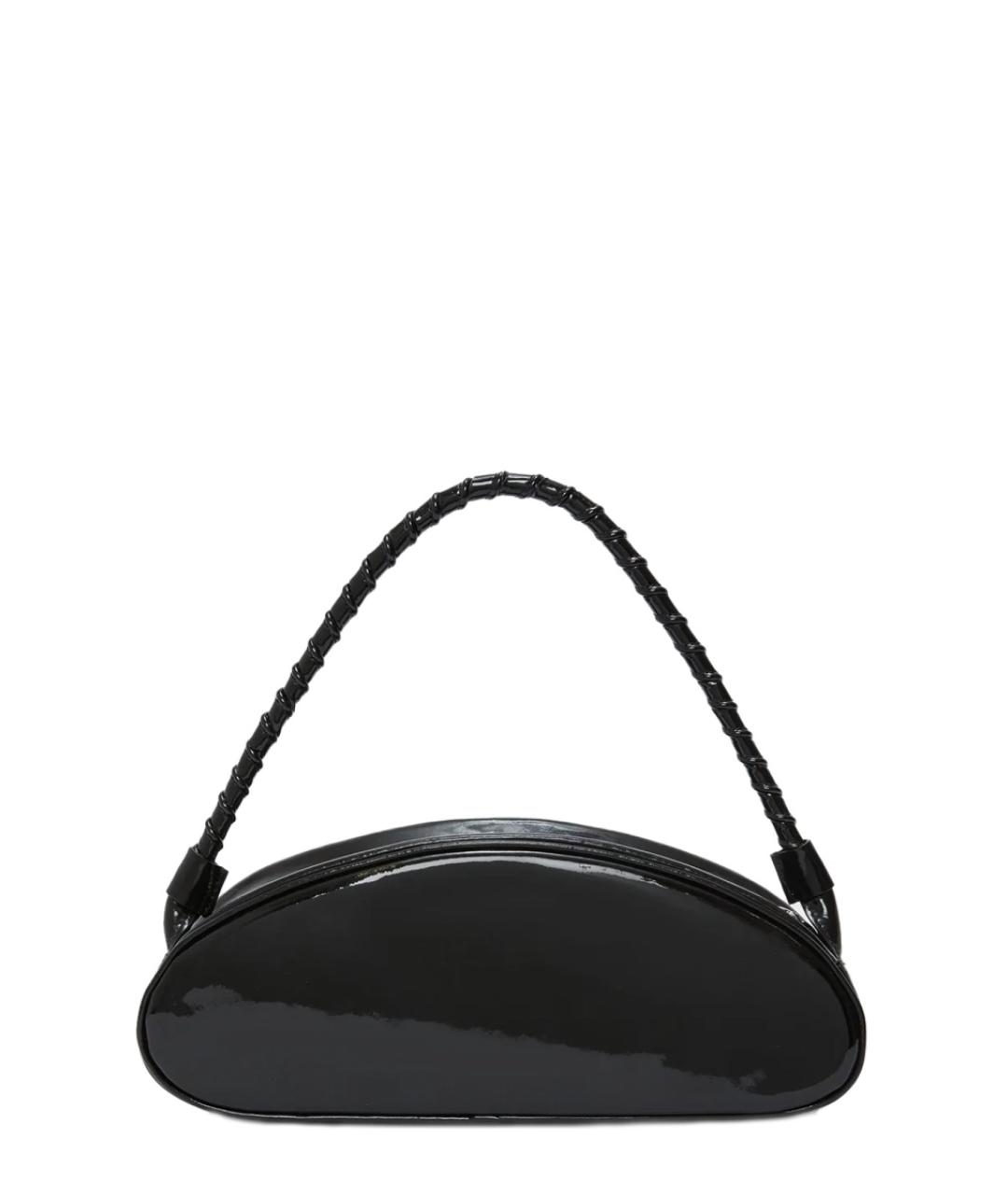 MSGM Черная кожаная сумка через плечо, фото 4