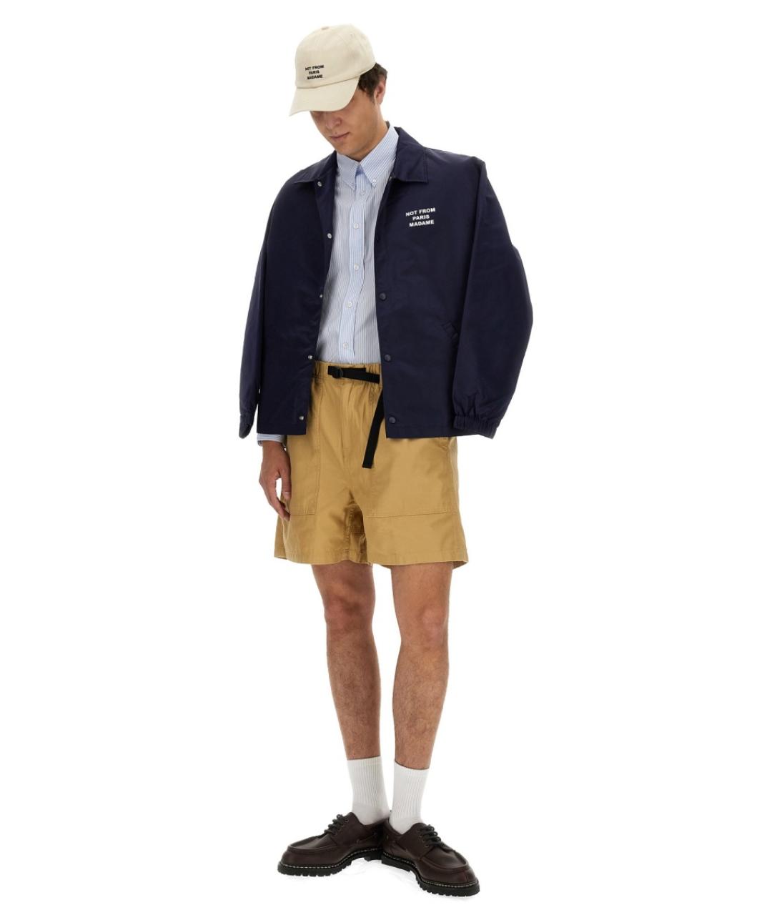 Drole de Monsieur Синяя полиамидовая куртка, фото 4