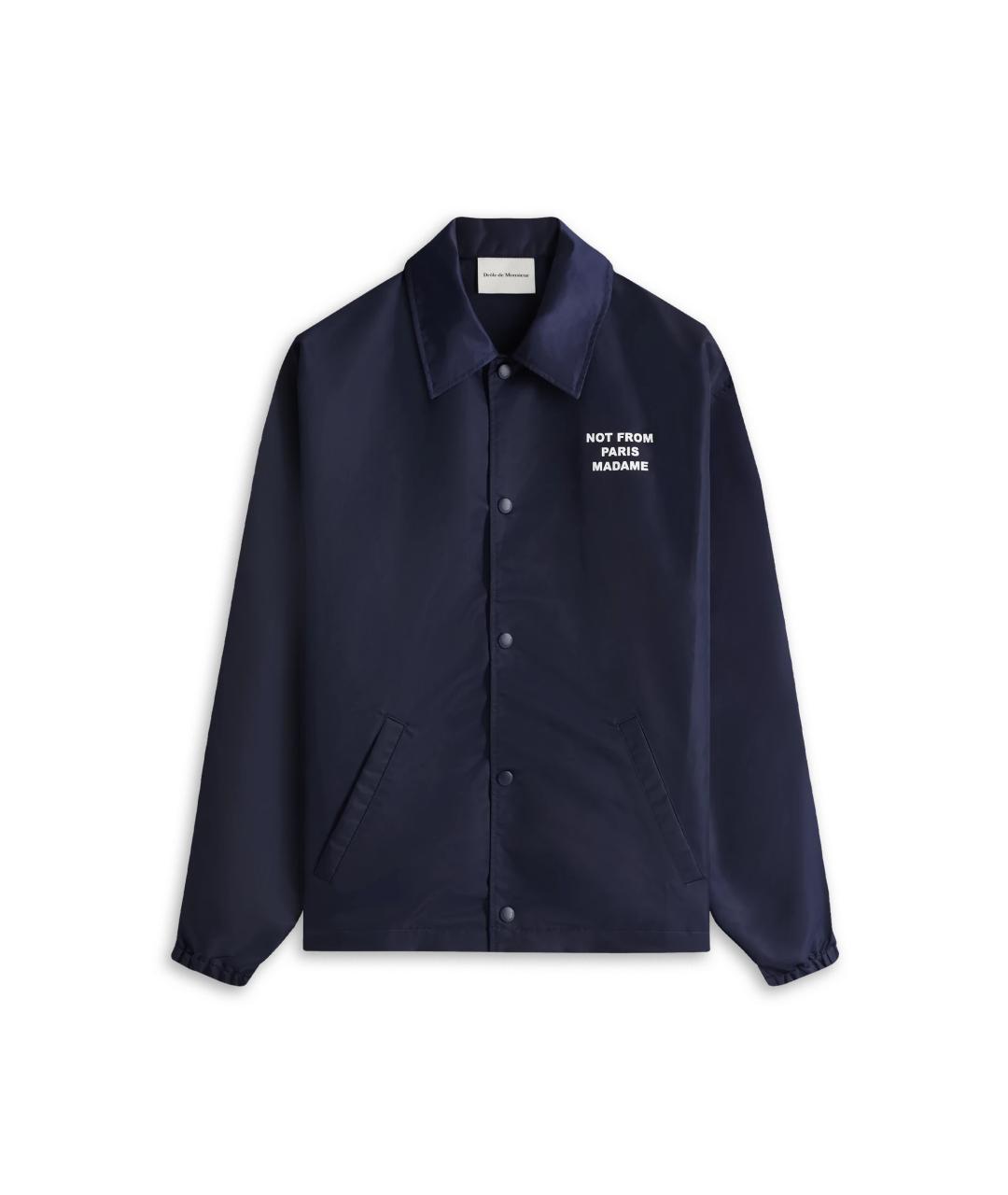 Drole de Monsieur Синяя полиамидовая куртка, фото 1