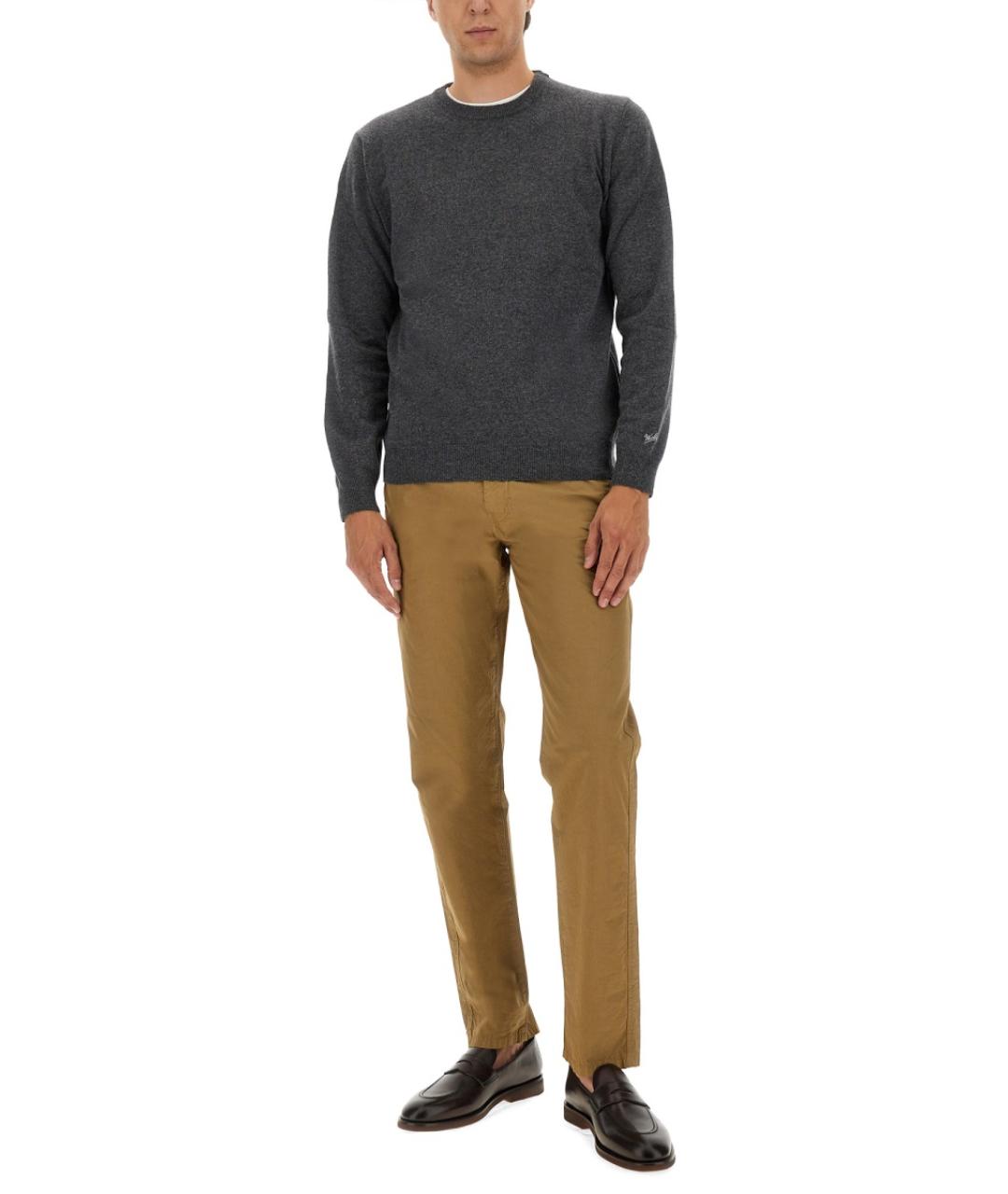 WOOLRICH Серый шерстяной джемпер / свитер, фото 2