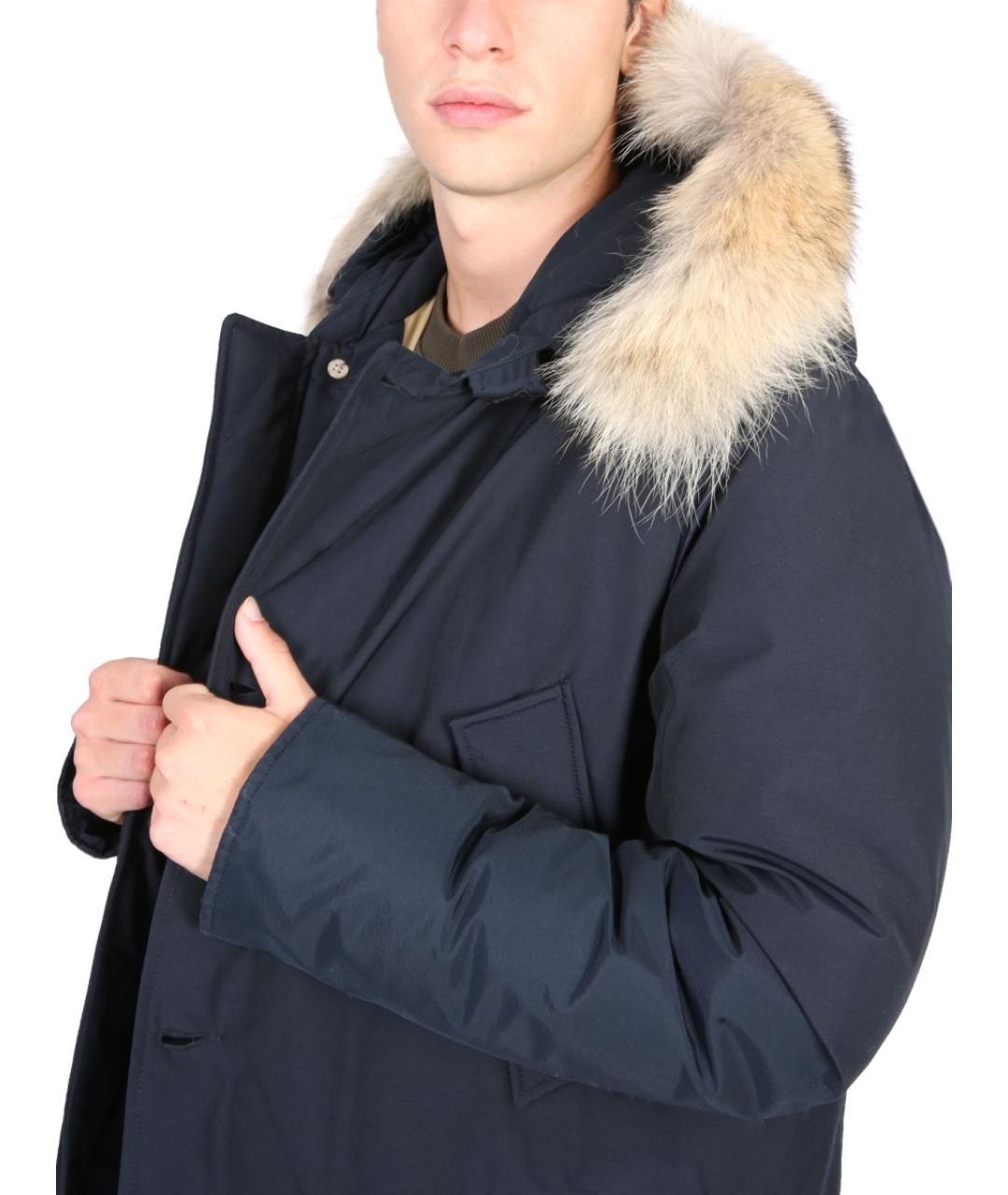 WOOLRICH Синяя хлопковая парка, фото 3