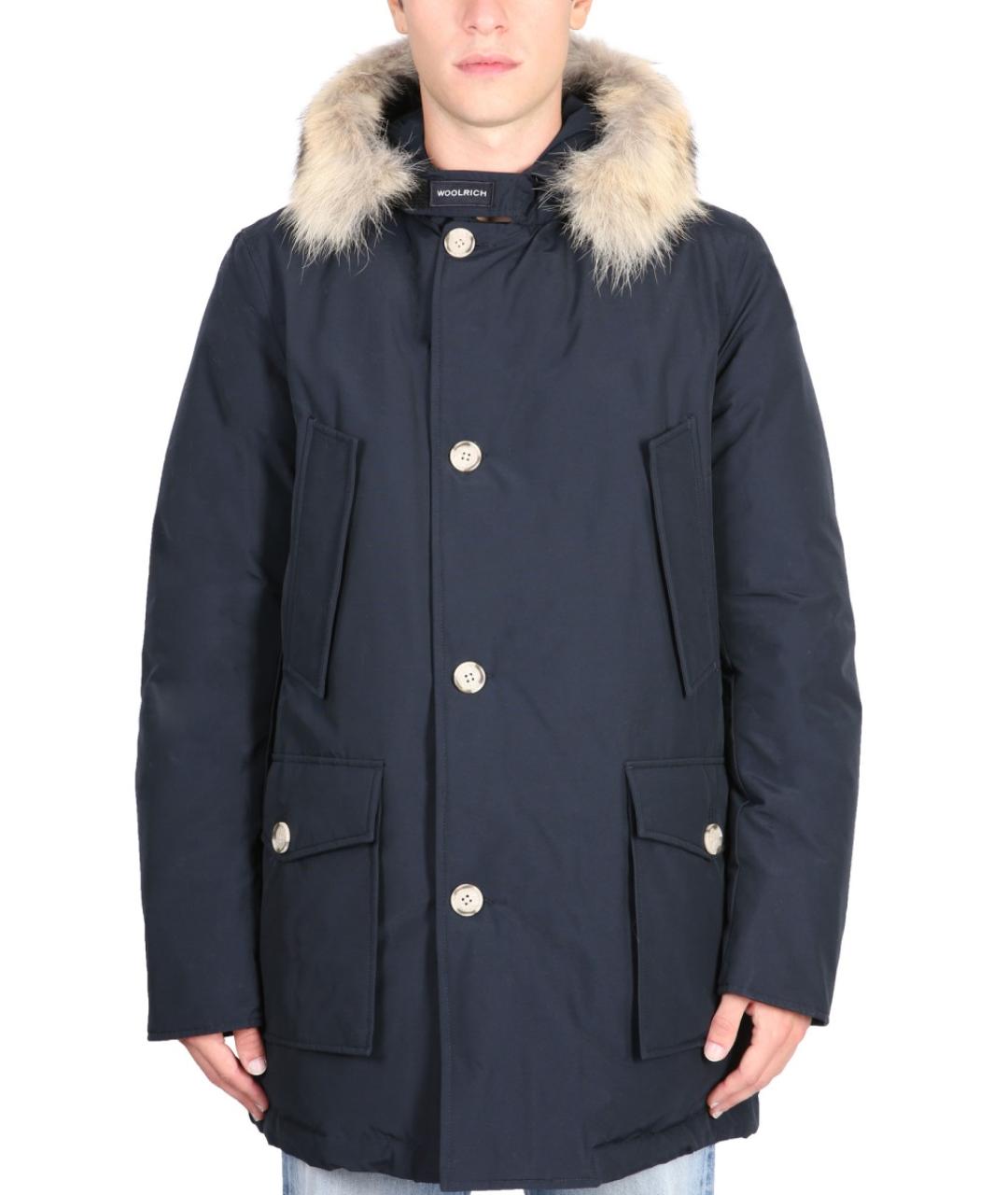 WOOLRICH Синяя хлопковая парка, фото 5