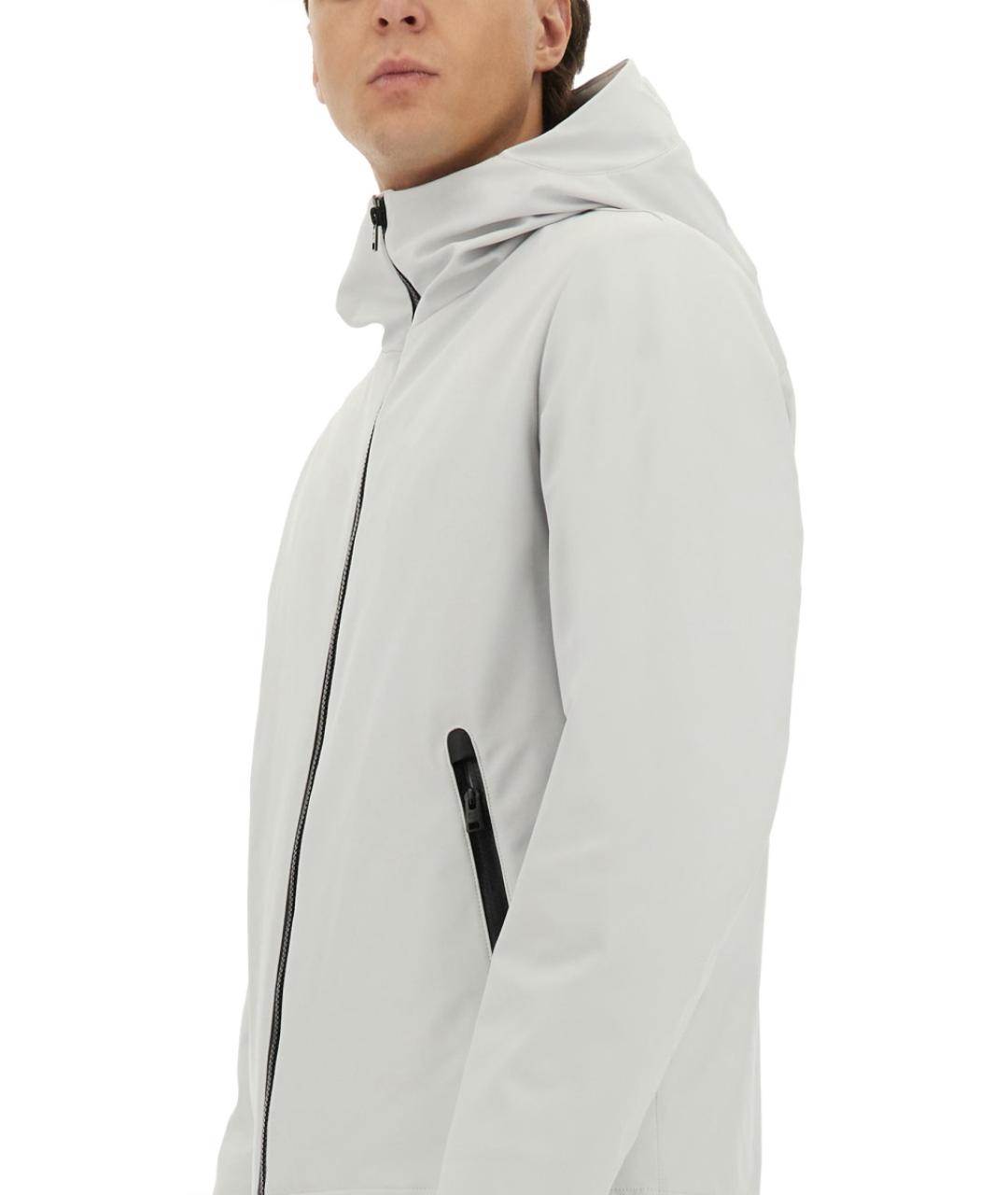 WOOLRICH Бежевая полиэстеровая куртка, фото 4