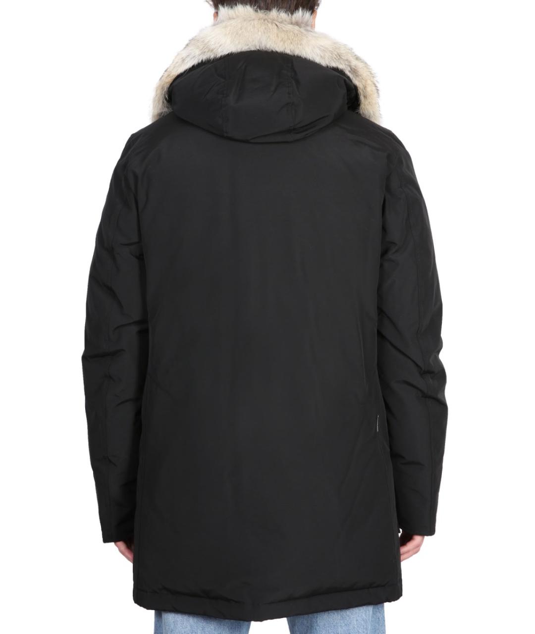 WOOLRICH Черная хлопковая парка, фото 3