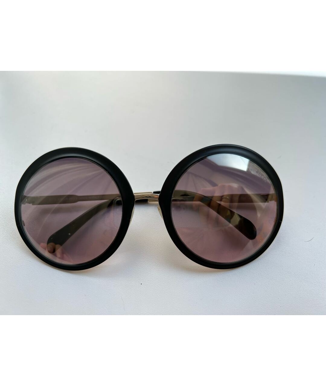 EMILIO PUCCI Фиолетовые пластиковые солнцезащитные очки, фото 6