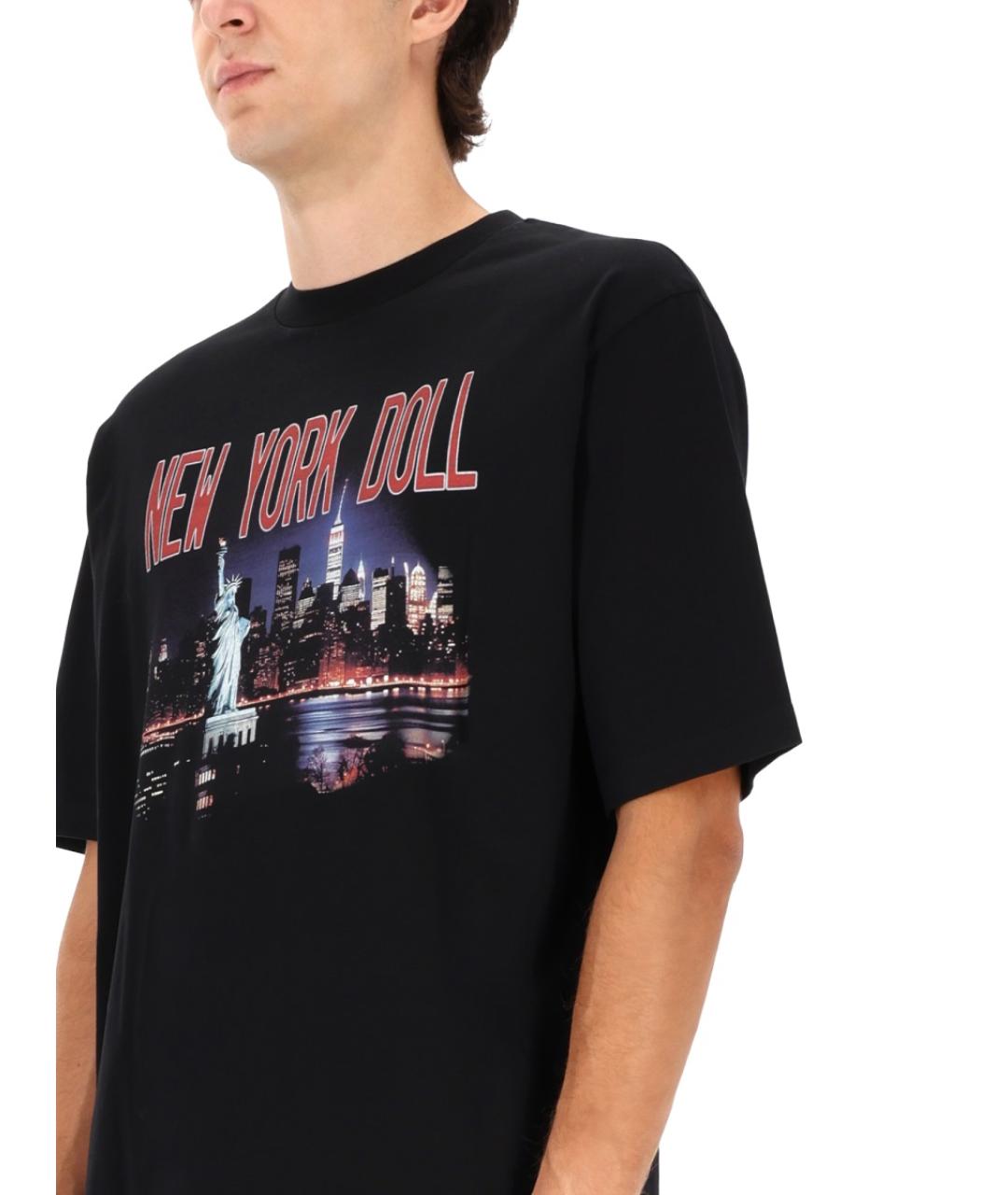 DSQUARED2 Черная хлопковая футболка, фото 3