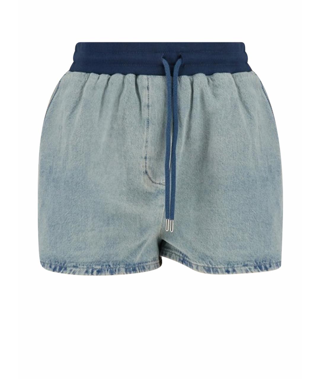 MOSCHINO JEANS Синие хлопковые шорты, фото 1