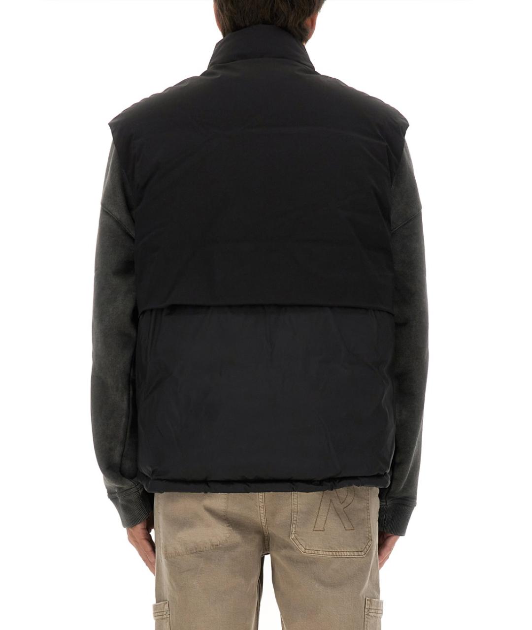 REPRESENT Черный полиэстеровый жилет, фото 3