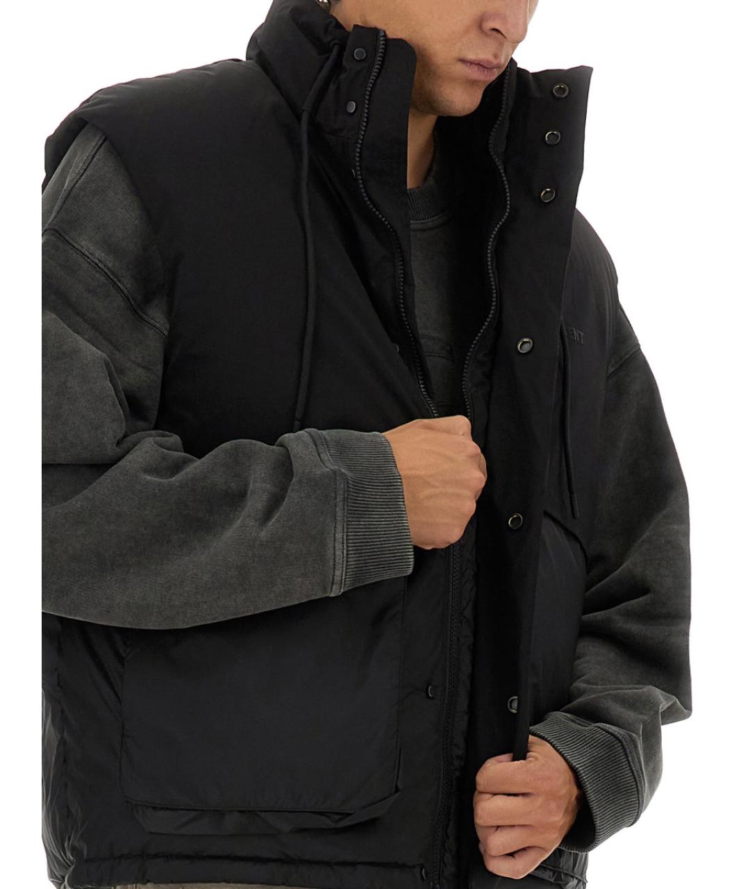 REPRESENT Черный полиэстеровый жилет, фото 4