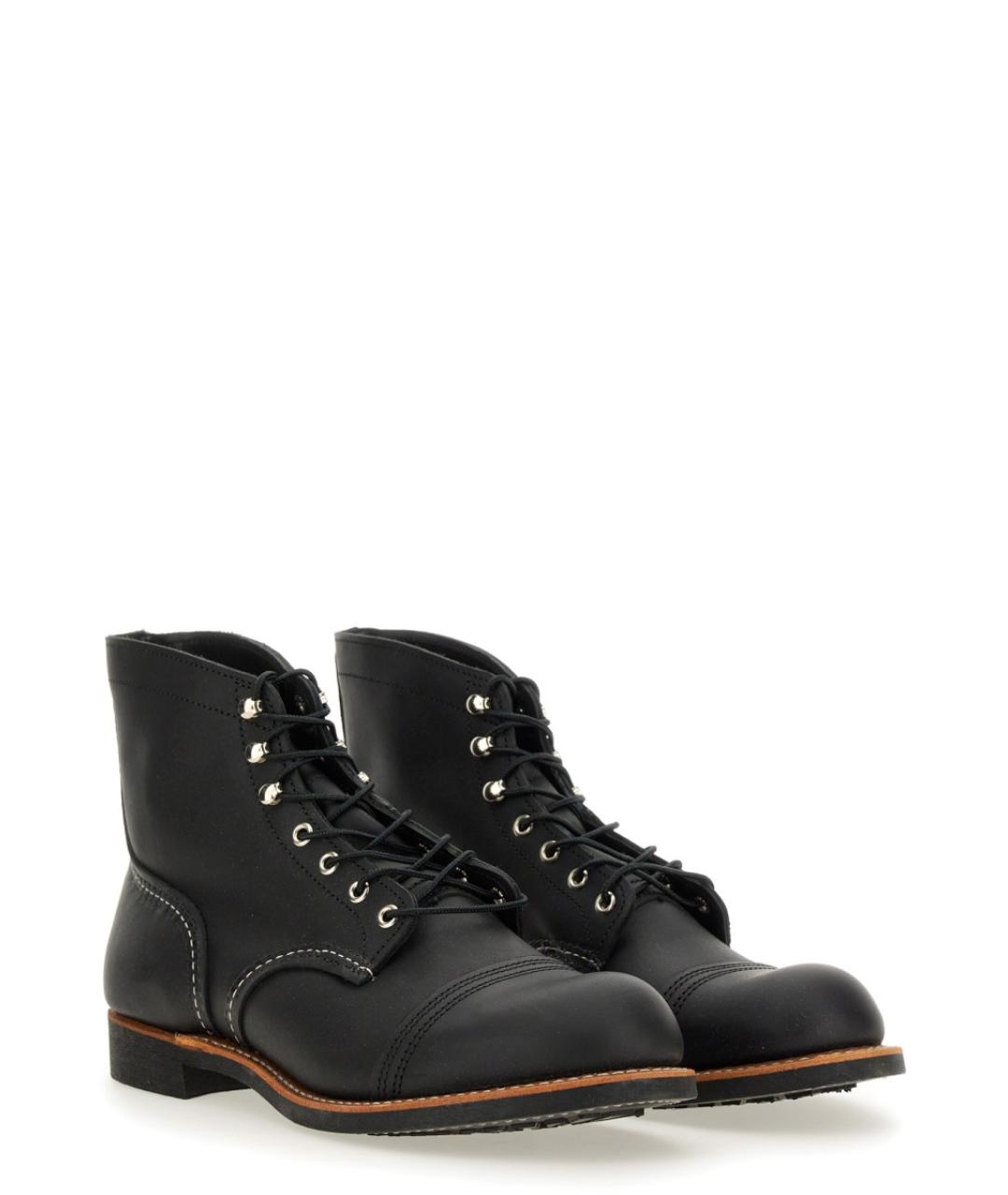 RED WING Черные кожаные высокие ботинки, фото 2