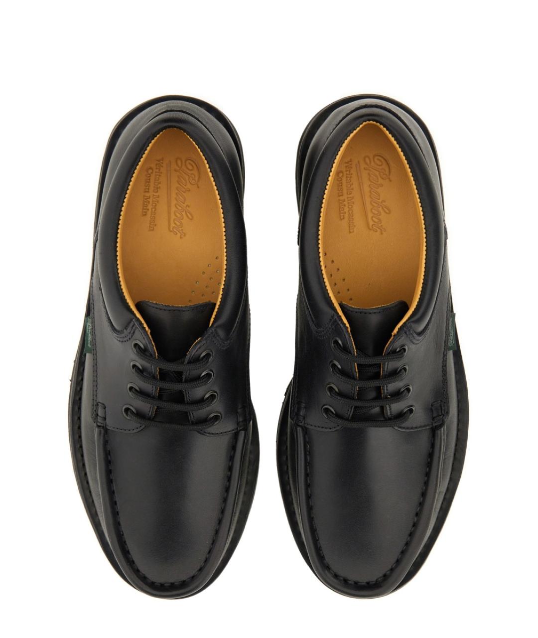 PARABOOT Черные кожаные туфли, фото 6