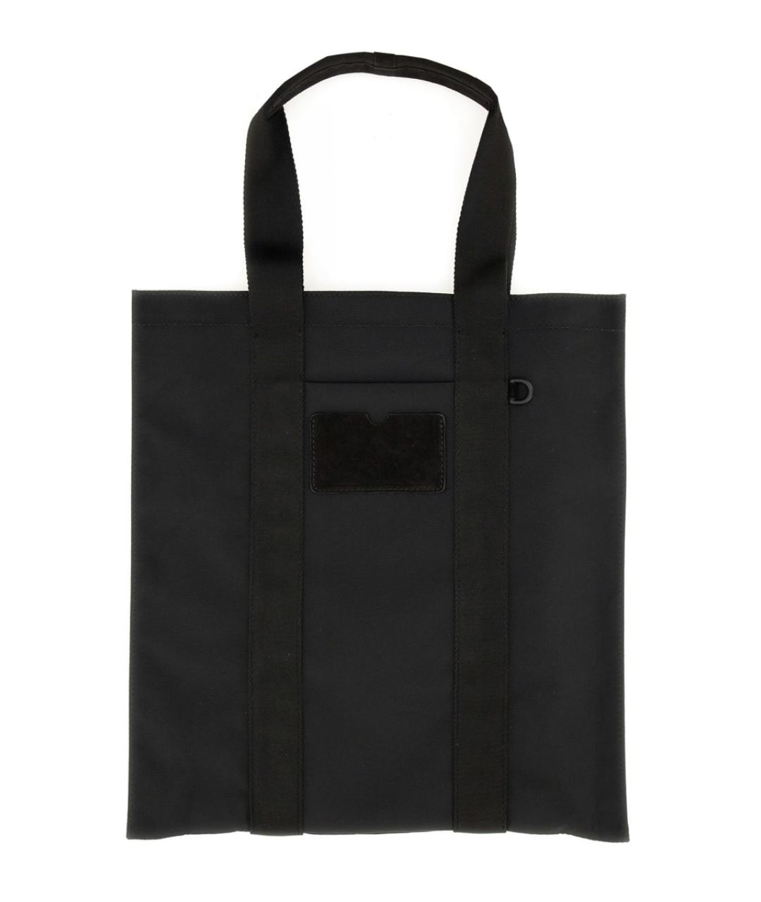 MOSCHINO Черная синтетическая сумка тоут, фото 3