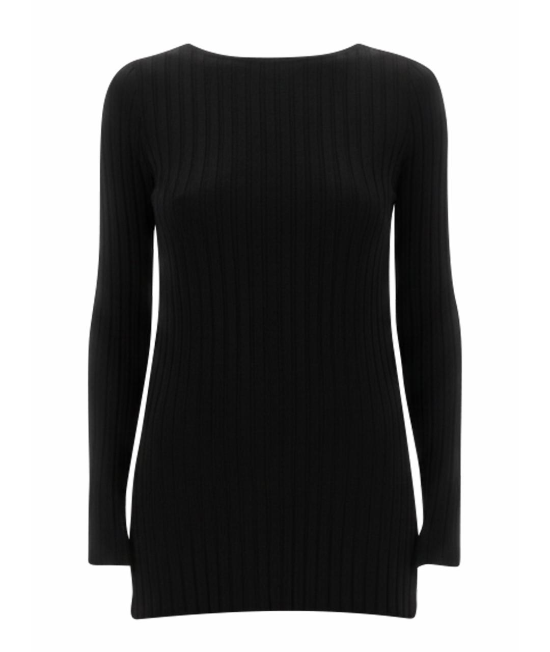 MOSCHINO JEANS Черный вискозный джемпер / свитер, фото 1