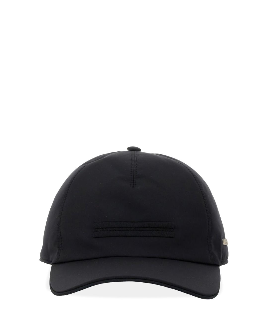 ZEGNA Черная синтетическая кепка/бейсболка, фото 1
