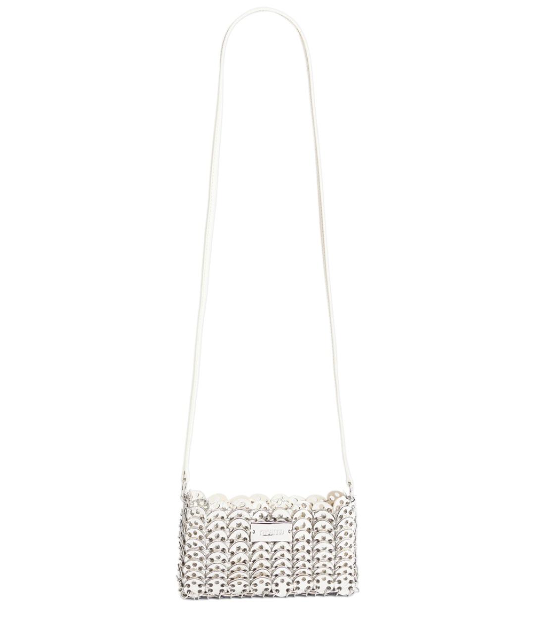 PACO RABANNE Серебряная сумка через плечо, фото 1