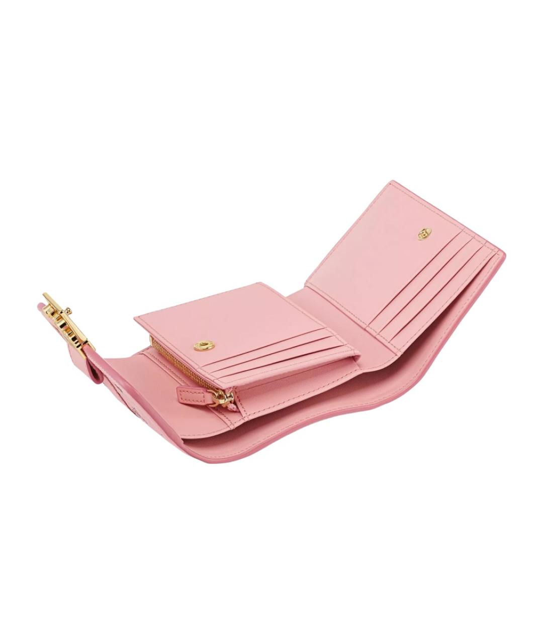 MCM Розовый полиуретановый кошелек, фото 3