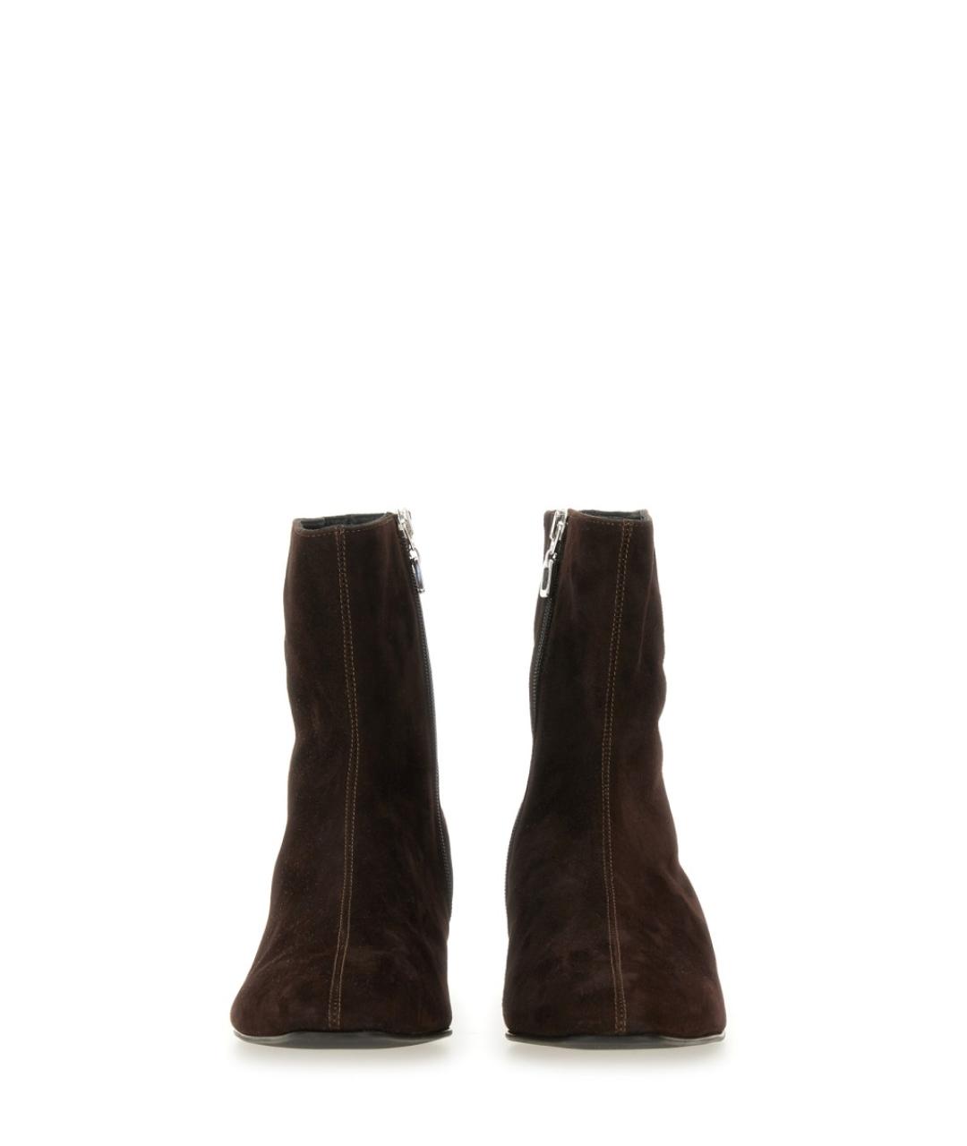 CAREL Коричневые кожаные полусапоги, фото 4