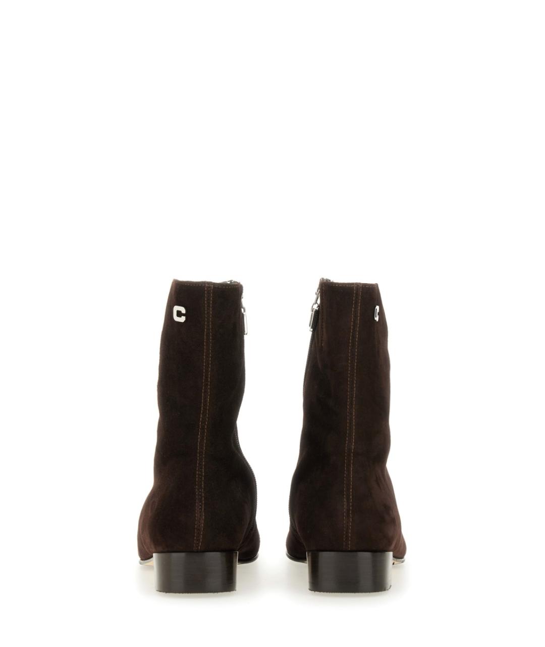 CAREL Коричневые кожаные полусапоги, фото 3