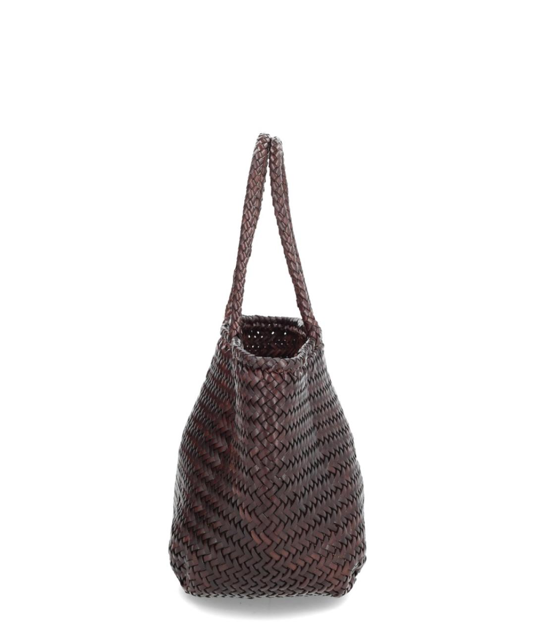 Dragon Diffusion Коричневая кожаная сумка через плечо, фото 3