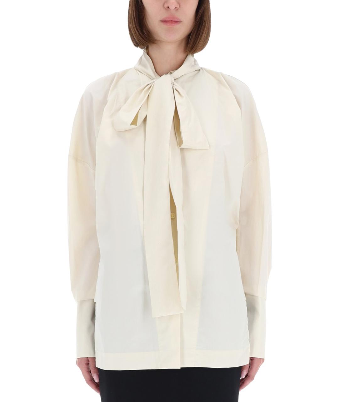 THELATEST Бежевая хлопковая рубашка, фото 2