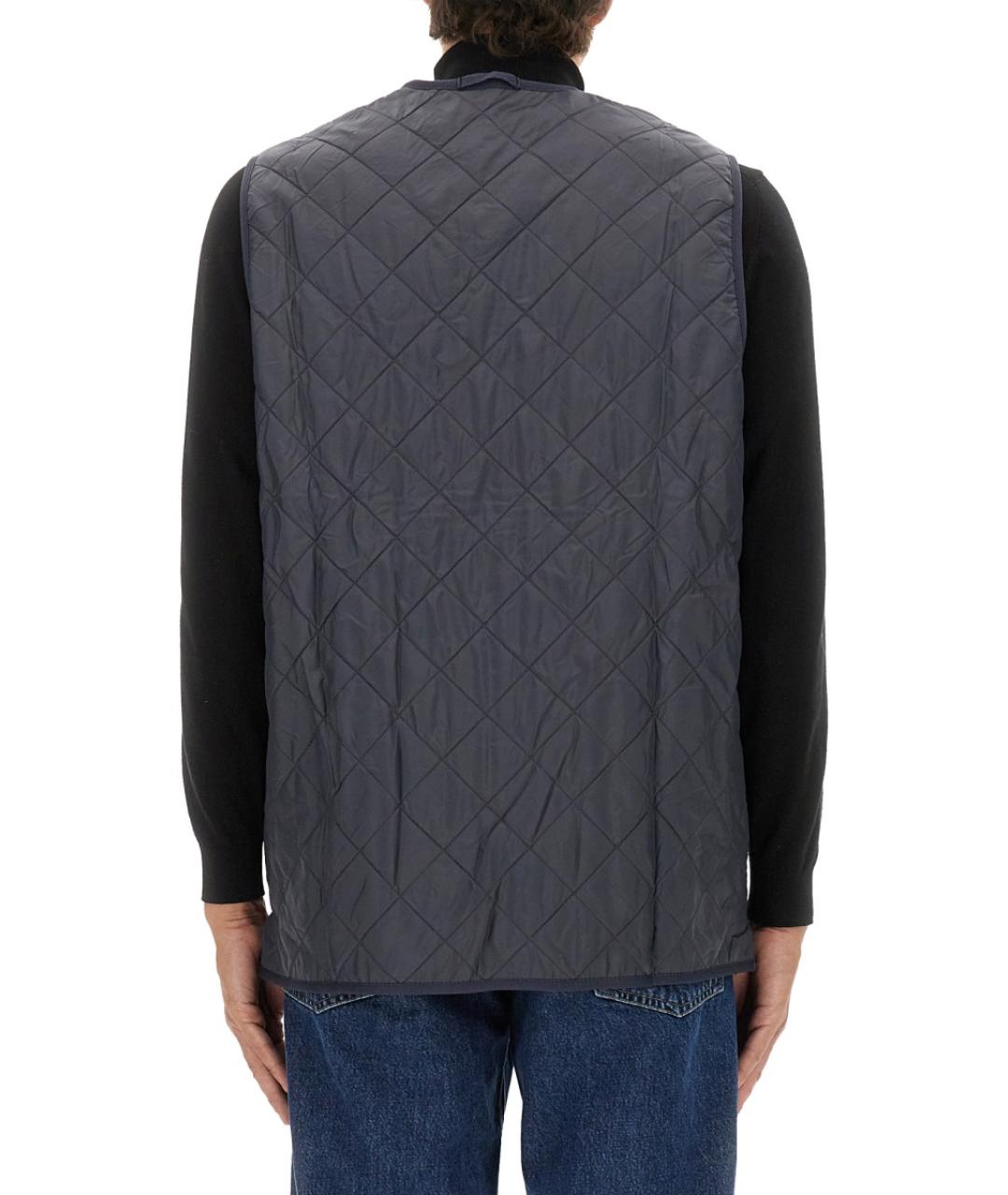 BARBOUR Синий полиамидовый жилет, фото 3