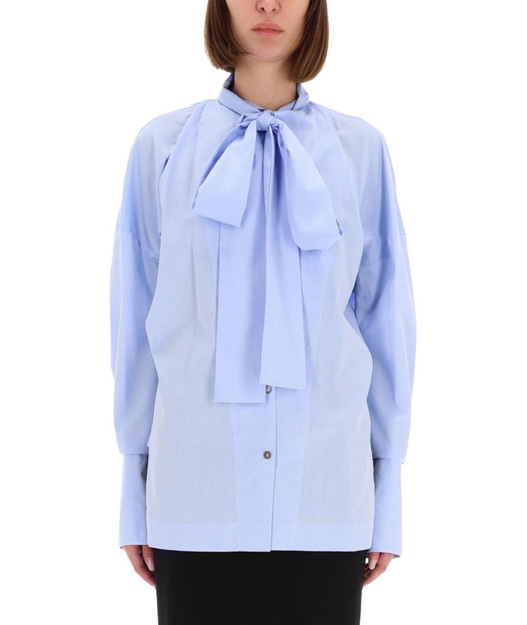 THELATEST Голубая хлопковая рубашка, фото 4