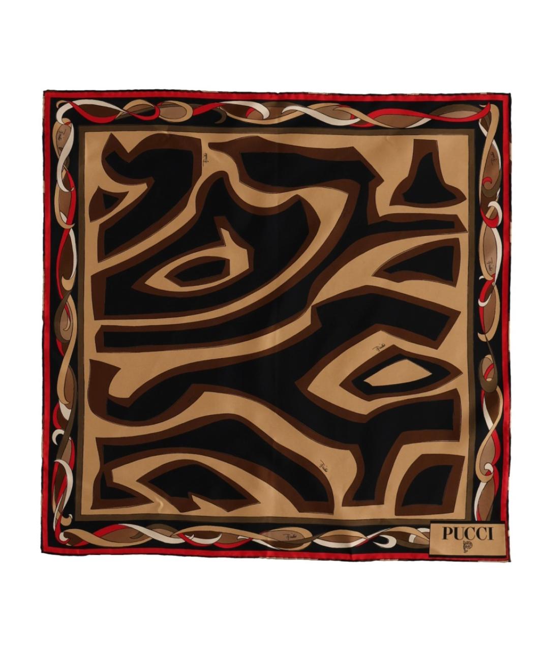 PUCCI Мульти шелковый платок, фото 1