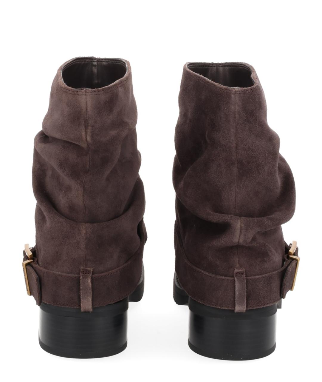 MICHAEL KORS Коричневые замшевые ботинки, фото 4