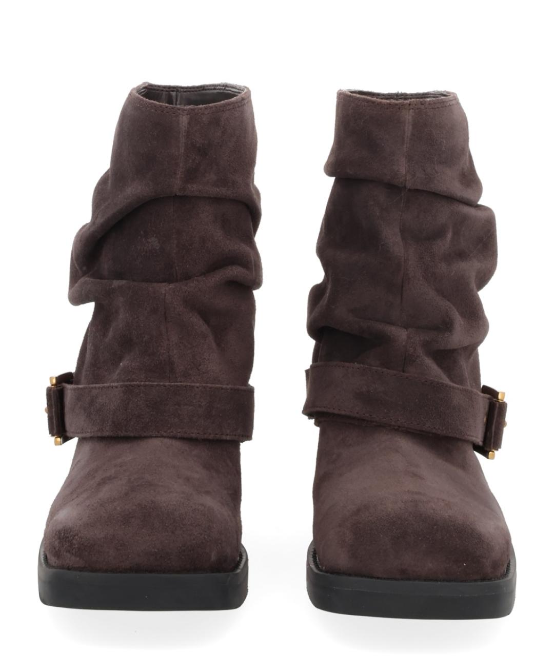 MICHAEL KORS Коричневые замшевые ботинки, фото 3