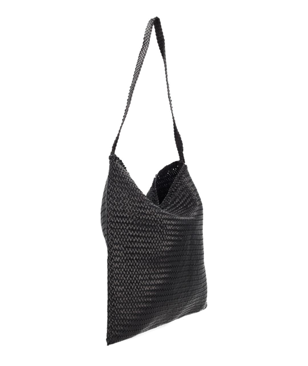 Dragon Diffusion Черная кожаная сумка через плечо, фото 3