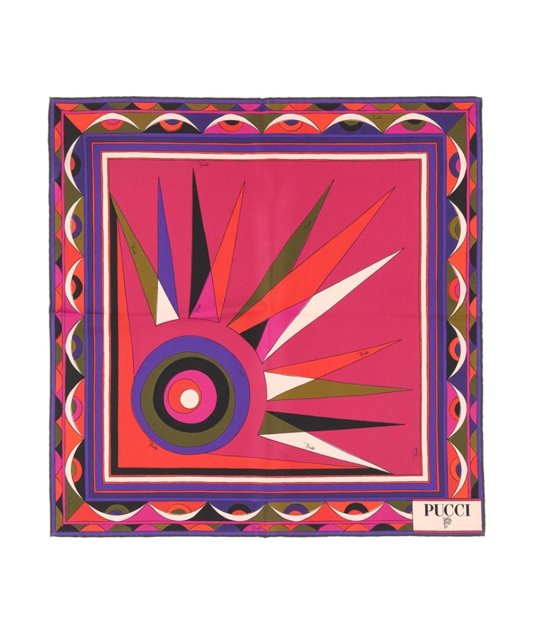 PUCCI Мульти шелковый платок, фото 1