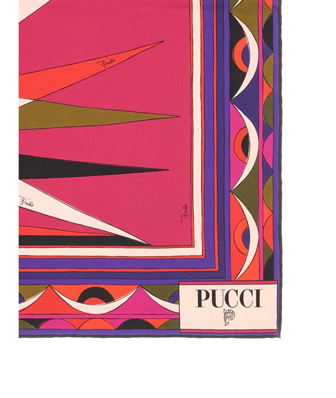 PUCCI Мульти шелковый платок, фото 2