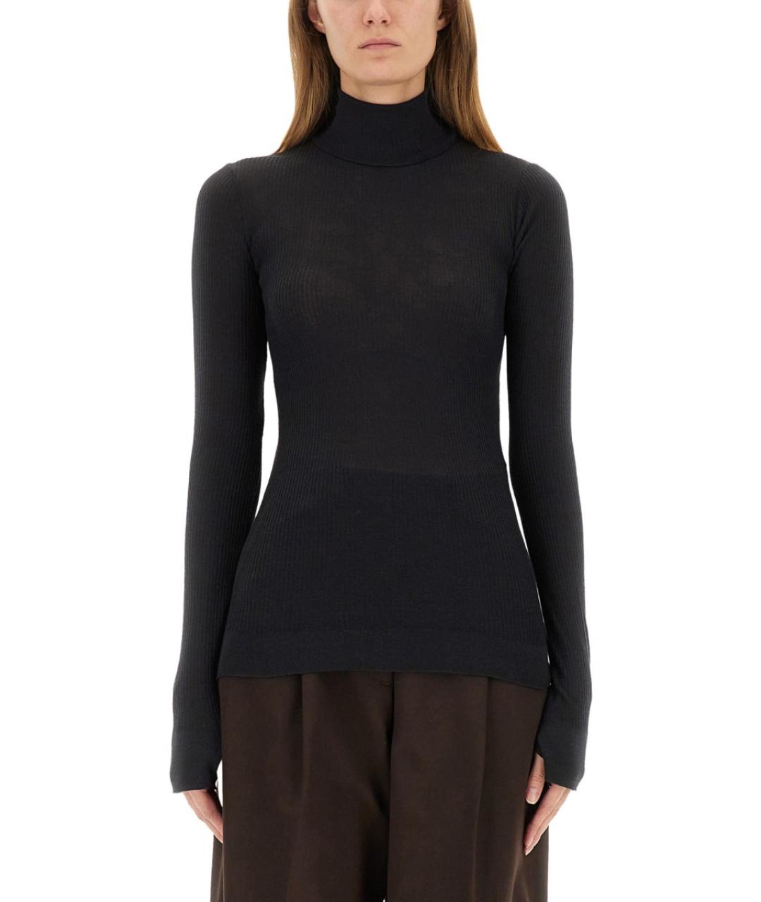 LEMAIRE Серая шерстяная водолазка, фото 5