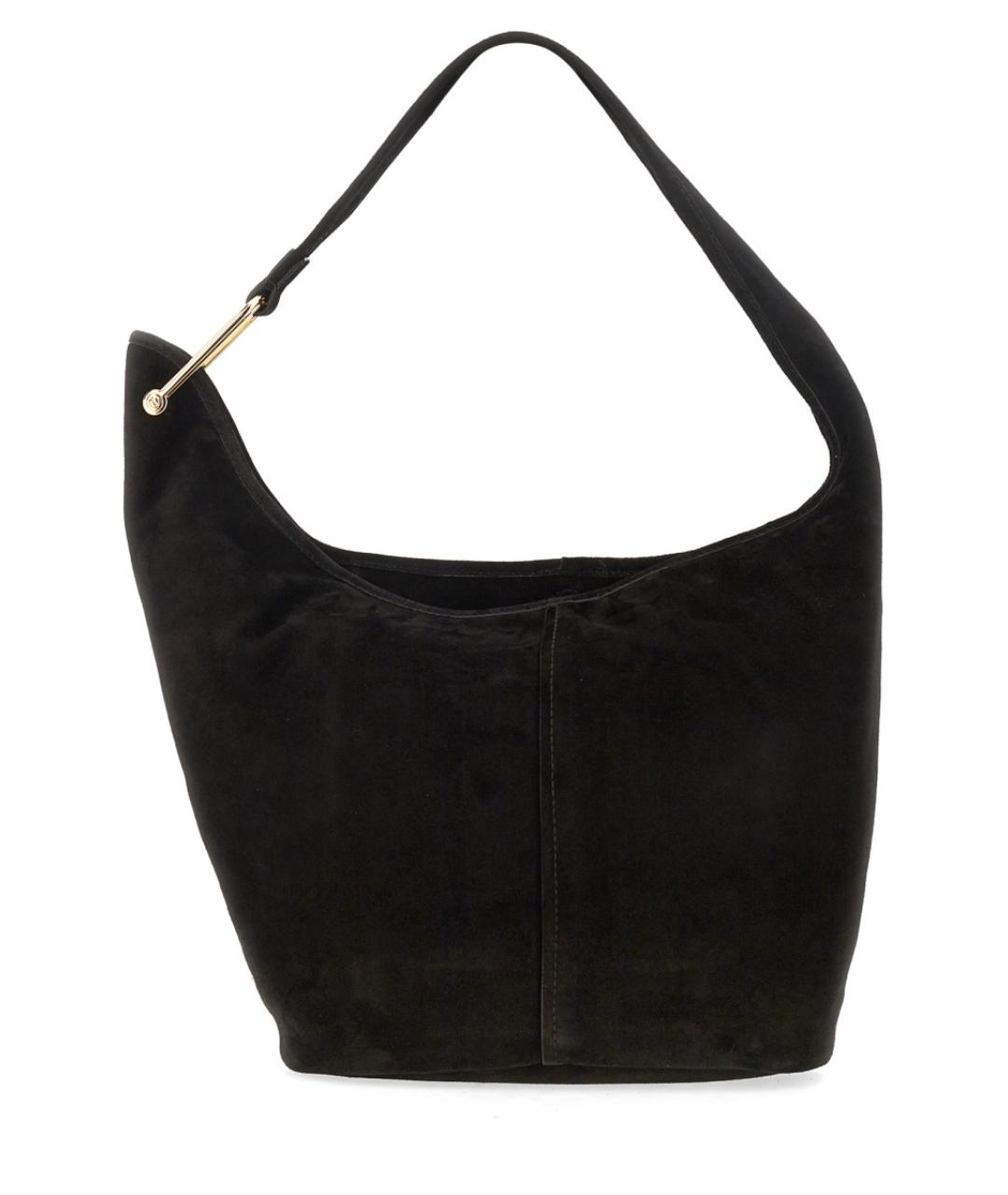 MICHAEL KORS Черная кожаная сумка через плечо, фото 3