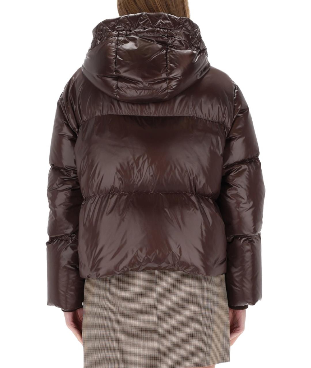 FAY Коричневый полиамидовый пуховик, фото 3