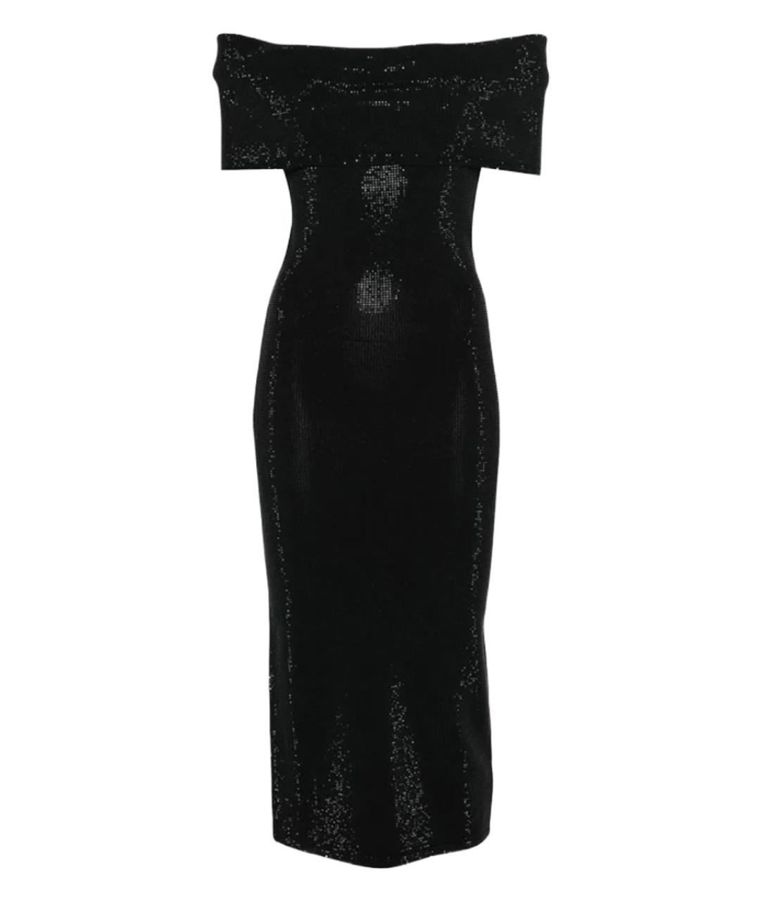 MICHAEL KORS Черное вискозное вечернее платье, фото 1