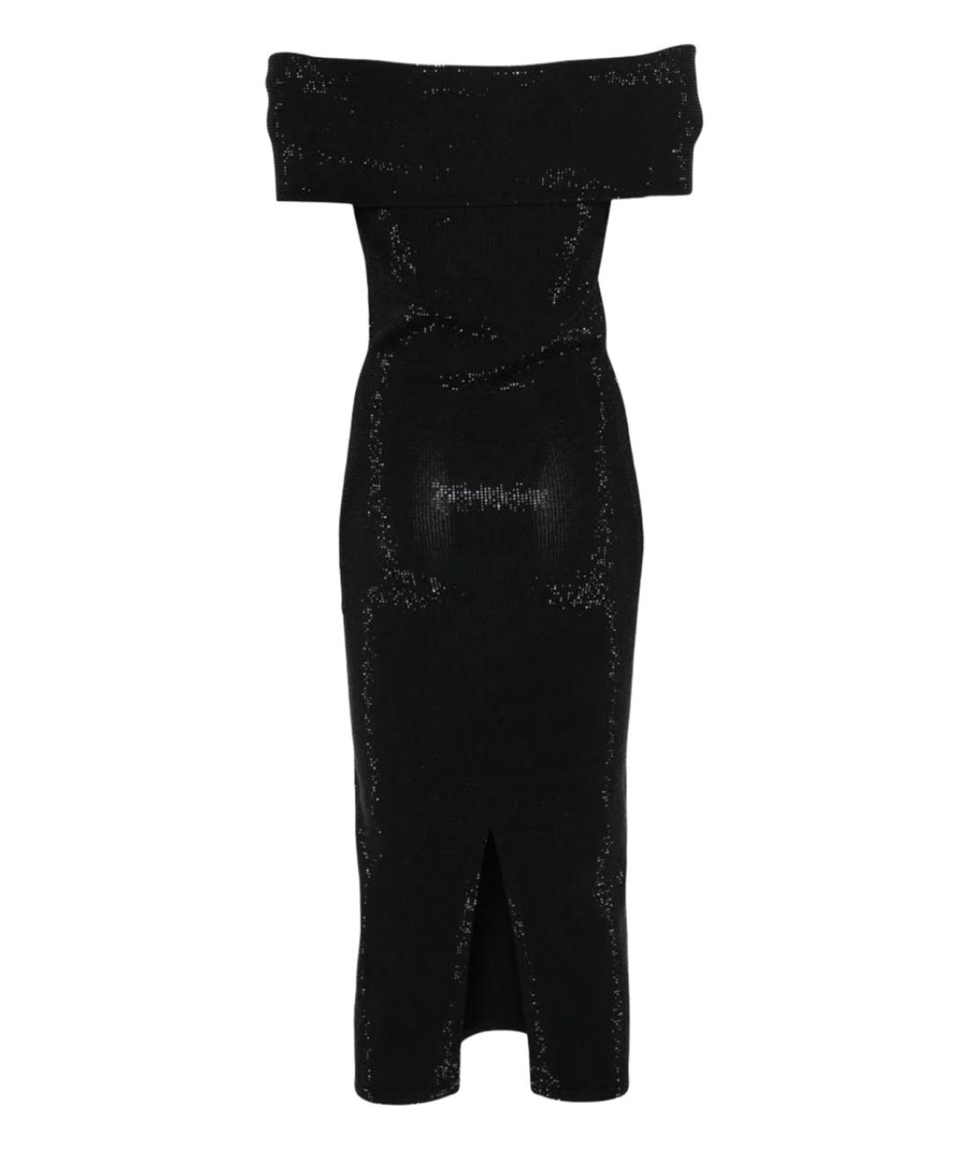 MICHAEL KORS Черное вискозное вечернее платье, фото 3