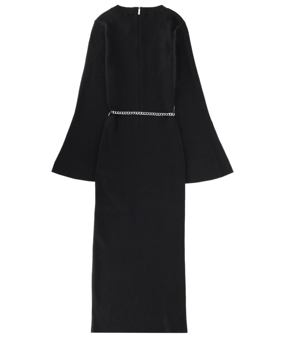 MICHAEL KORS Черное шерстяное повседневное платье, фото 3