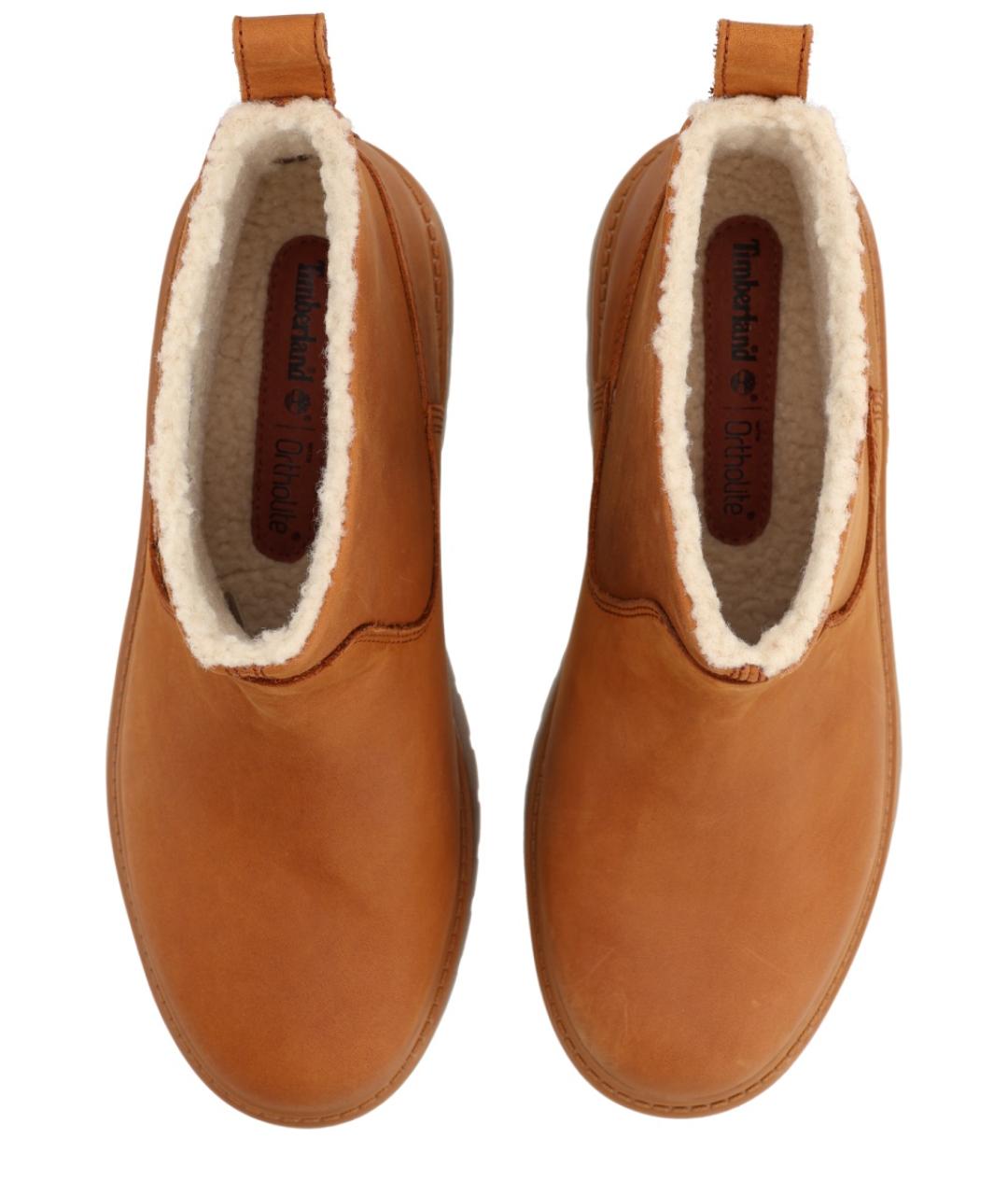 TIMBERLAND Коричневые нубуковые ботинки, фото 5